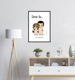 Load image into Gallery viewer, LOVE IS... FOR SHARING VINTAGE ART PRINT
