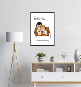 LOVE IS... SOMEONE TO LEAN ON ART PRINT