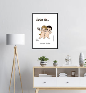 LOVE IS... TAKING "US-IES" ART PRINT