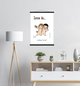 LOVE IS... TAKING "US-IES" ART PRINT