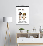 Load image into Gallery viewer, LOVE IS... TELLING HIM HE LOOKS GREAT WHATEVER HE WEARS VINTAGE ART PRINT
